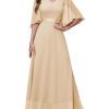 Womans Wedding Guest Formal Dress, 2025 Summer Bridesmaid Party Long Prom Church Dresses
