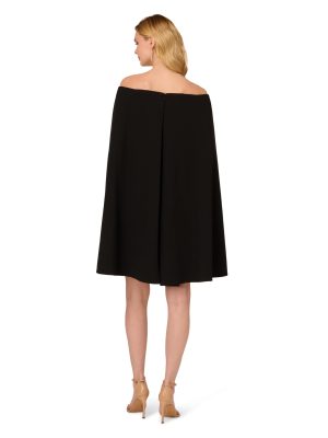 Women's Off Shoulder Cape Dress