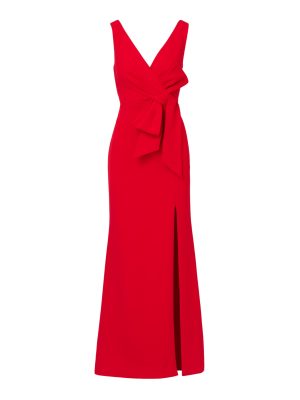 Women's Bow Front Crepe Gown