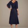 Asymmetrical Neck Mother of The Bride Dresses 2025 for Wedding Chiffon Short Flutter Sleeve Formal Evening Gown PU268