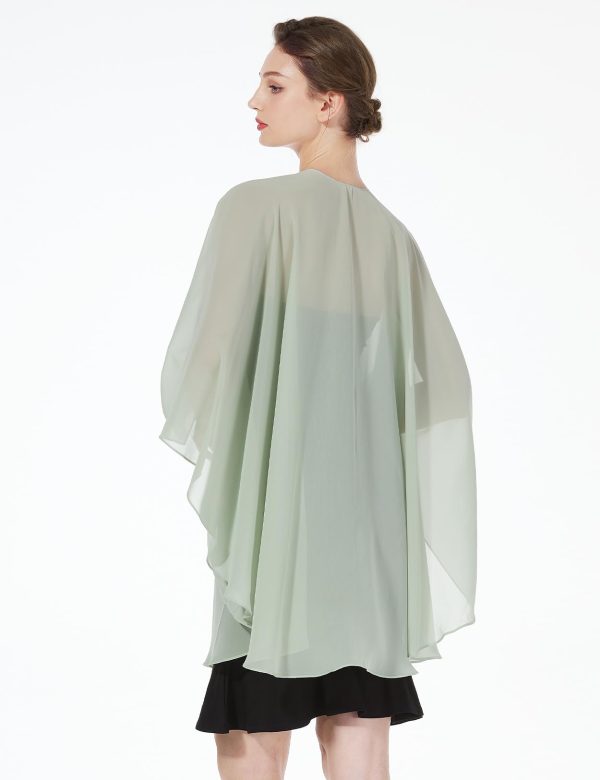 51svap2BAtL.jpg Summer Shawls and Wraps for Women Evening Dresses Bridal Wedding Lightweight Party Travel Chiffon Scarf