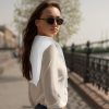 Sweater Shawl Wraps for Women Sweater Knitted Knotted Shawls Casual Scarf Cape Shoulder Tops Blouses Fashion Wrap