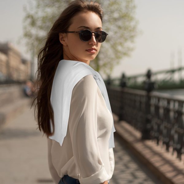 Sweater Shawl Wraps for Women Sweater Knitted Knotted Shawls Casual Scarf Cape Shoulder Tops Blouses Fashion Wrap