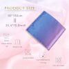 Long Silk Feeling Scarf,Smooth Gradient Scarf Stripe Lightweight Sun-proof Shawl Wrap Headscarf for Women Spring Summer