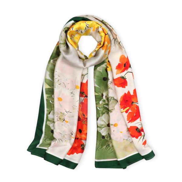 619dZeO2rxL.jpg 100% Large Silk Feeling Scarf-Women's Fashion Long Mulberry Silk Satin Neck Scarf Sunscreen Shawl Wrap Headscarf