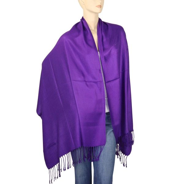 Women's Soft Solid Color Pashmina Shawl Wrap Scarf Wedding Favors Bride Bridesmaid Gifts Evening Dress