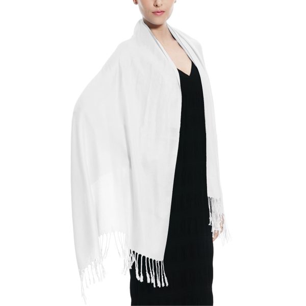 61ExzOgpNEL.jpg Women Large Soft Silky Pashmina Shawl Wrap Scarf in Plain Solid Colors