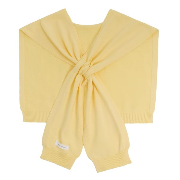 Women's Sweater Shawl Wraps Sleeves Knitted Collar Sweater Scarf Top Casual Lightweight Shoulder Cape Accessories