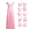 Infinity Dress with Bandeau, Convertible Bridesmaid Dress, Long, Plus Size, Multi-Way Dress, Twist Wrap Dress