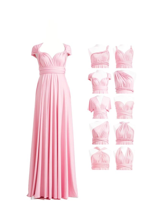 61IBkfKxRKL.jpg Infinity Dress with Bandeau, Convertible Bridesmaid Dress, Long, Plus Size, Multi-Way Dress, Twist Wrap Dress