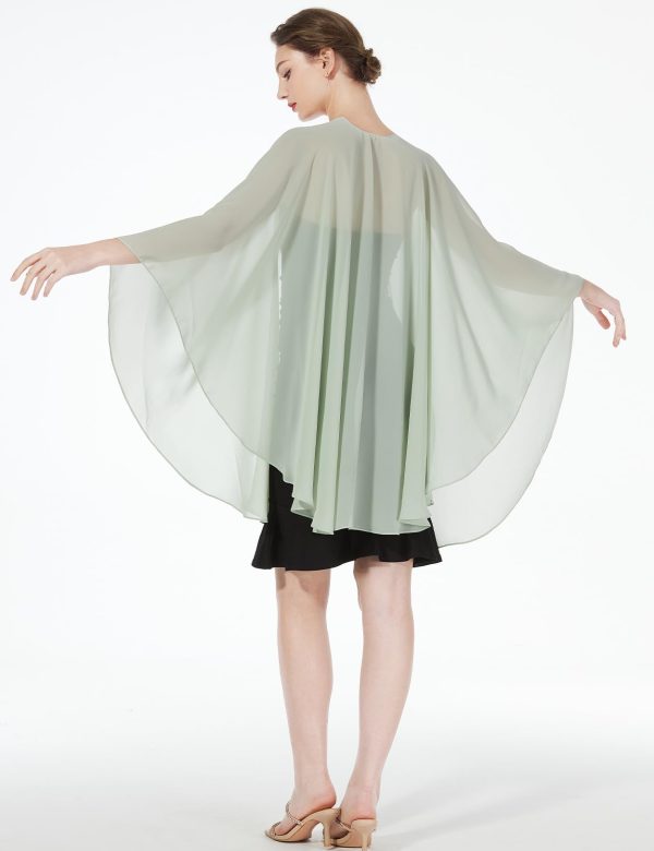 61JudDxnVnL.jpg Summer Shawls and Wraps for Women Evening Dresses Bridal Wedding Lightweight Party Travel Chiffon Scarf
