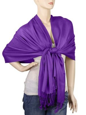 Women's Soft Solid Color Pashmina Shawl Wrap Scarf Wedding Favors Bride Bridesmaid Gifts Evening Dress