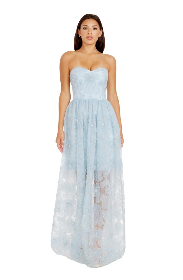 Women's Audrina Fit and Flare Maxi Dress