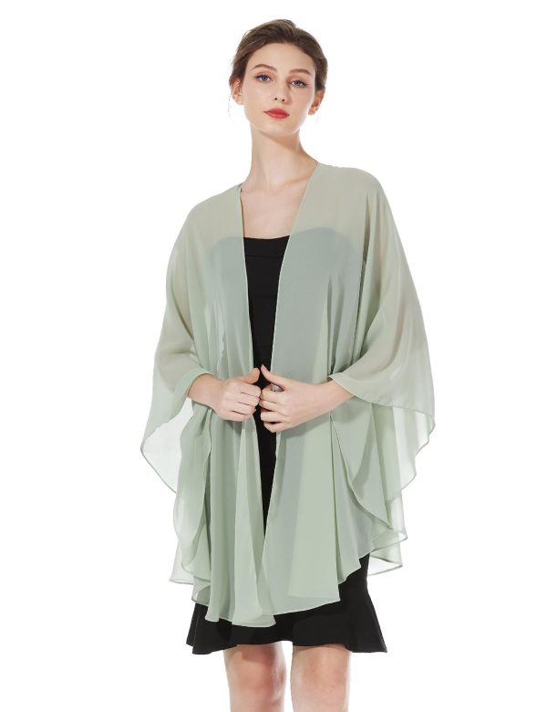 61aKl1l1NJL.jpg Summer Shawls and Wraps for Women Evening Dresses Bridal Wedding Lightweight Party Travel Chiffon Scarf