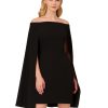 Women's Off Shoulder Cape Dress