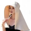 Sun Hats for Women Sun Protection Wide Brim Shawl with Neck Flap Hiking Visor Hat Outdoor Summer Beach Hat Fishing Hat