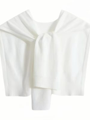 Sweater Shawl Wraps for Women Sweater Knitted Knotted Shawls Casual Scarf Cape Shoulder Tops Blouses Fashion Wrap