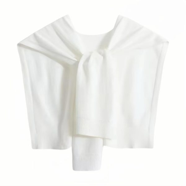 Sweater Shawl Wraps for Women Sweater Knitted Knotted Shawls Casual Scarf Cape Shoulder Tops Blouses Fashion Wrap