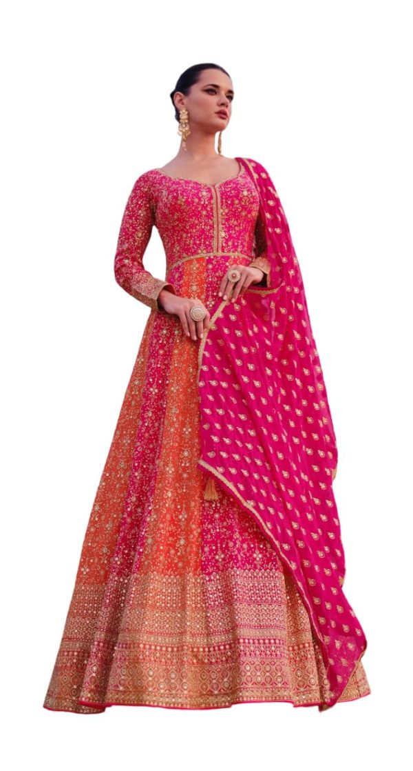 61uf7VU8SeL.jpg Indian/Pakistani Ethnic party wear Anarkali Style salwar kameez suit ready to wear for Women with dupatta