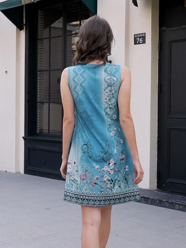 Sun Dresses for Women 2025 Vacation Beach Swimsuit Coverups Sundresses Button Down Sleeveless Summer Dress