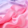 Long Silk Feeling Scarf,Smooth Gradient Scarf Stripe Lightweight Sun-proof Shawl Wrap Headscarf for Women Spring Summer