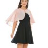 Shawl and Wraps for Evening Dress Chiffon Shawls Wedding Shrug Guest Bridesmaid Cape Scarves for Womens