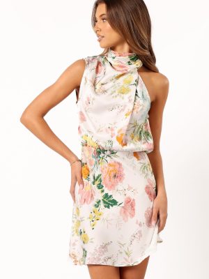 Women's Anabelle Halter Neck Mini Dress