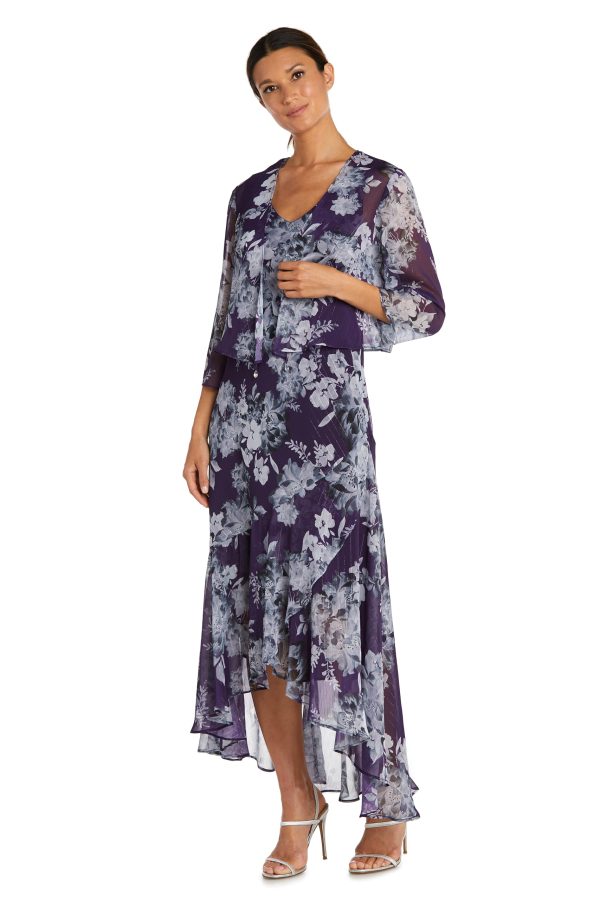 Womens 2PC Hi-Low Maxi Dress