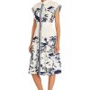 Collared Neck Button Multi Occasion Dresses for Women