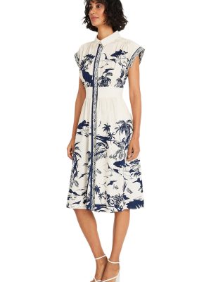 Collared Neck Button Multi Occasion Dresses for Women