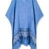 Women's Swimsuit Cover up Beach Kaftan for Bathing Suit with Floral Pattern
