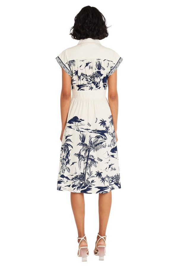 Collared Neck Button Multi Occasion Dresses for Women