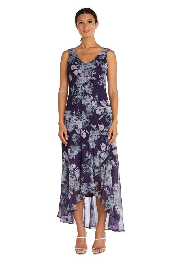Womens 2PC Hi-Low Maxi Dress