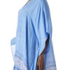 Women's Swimsuit Cover up Beach Kaftan for Bathing Suit with Floral Pattern