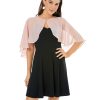 Shawl and Wraps for Evening Dress Chiffon Shawls Wedding Shrug Guest Bridesmaid Cape Scarves for Womens