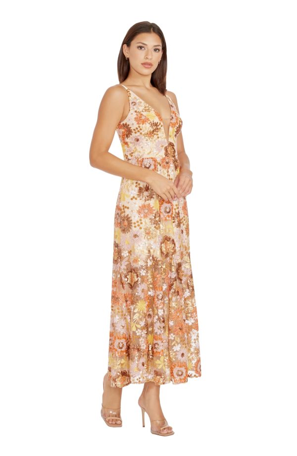 71Sp6SS4qaL.jpg Women's Sierra Fit and Flare Midi Dress