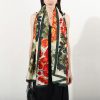 100% Large Silk Feeling Scarf-Women's Fashion Long Mulberry Silk Satin Neck Scarf Sunscreen Shawl Wrap Headscarf