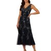 Women's Beaded Midi Dress