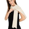 Shawl Wraps For Women Soft Cashmere Feel Wrap Sweater Knitted Shawl Scarf With Sleeves