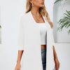 Women's Lightweight Open Front Cardigans Casual Soft Drape Spring Summer Fall Cardigan S-3XL