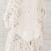 Womens Crochet Cardigan Sweater Kimonos Boho Solid Color Oversized Fall Open Front Outwear