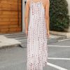 Women's Summer Casual Sleeveless Beach Dress Long Halter Side Slit Maxi Sun Dresses