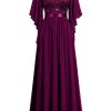 Women's Elegant Style Sequin Lace Contrast Chiffon Bridesmaid Party Maxi Dress