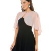 Shawl and Wraps for Evening Dress Chiffon Shawls Wedding Shrug Guest Bridesmaid Cape Scarves for Womens