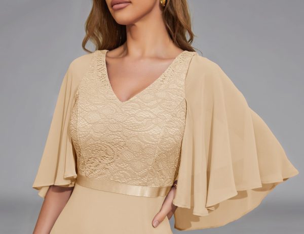 71iAyzp96GL.jpg Womans Wedding Guest Formal Dress, 2025 Summer Bridesmaid Party Long Prom Church Dresses
