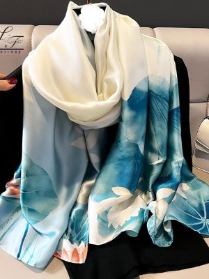 Shawl Scarf For Women Lightweight Scarves Floral Pattern Formal Evening Dressesformal Shawl Summer Wraps