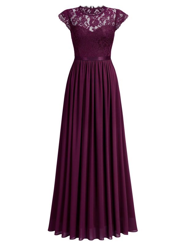 71meG2UDS7L.jpg Women's Formal Floral Lace Evening Party Maxi Dress