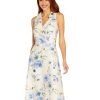 Women's Printed Jacquard Shirt Dress