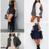 Women's Sexy Summer Casual Mock Neck Sleeveless Bodycon Dresses Ruched Turtleneck Cocktail Party Mini Dress