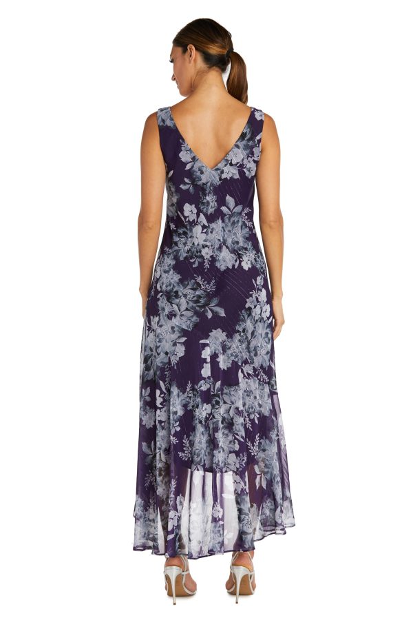 Womens 2PC Hi-Low Maxi Dress